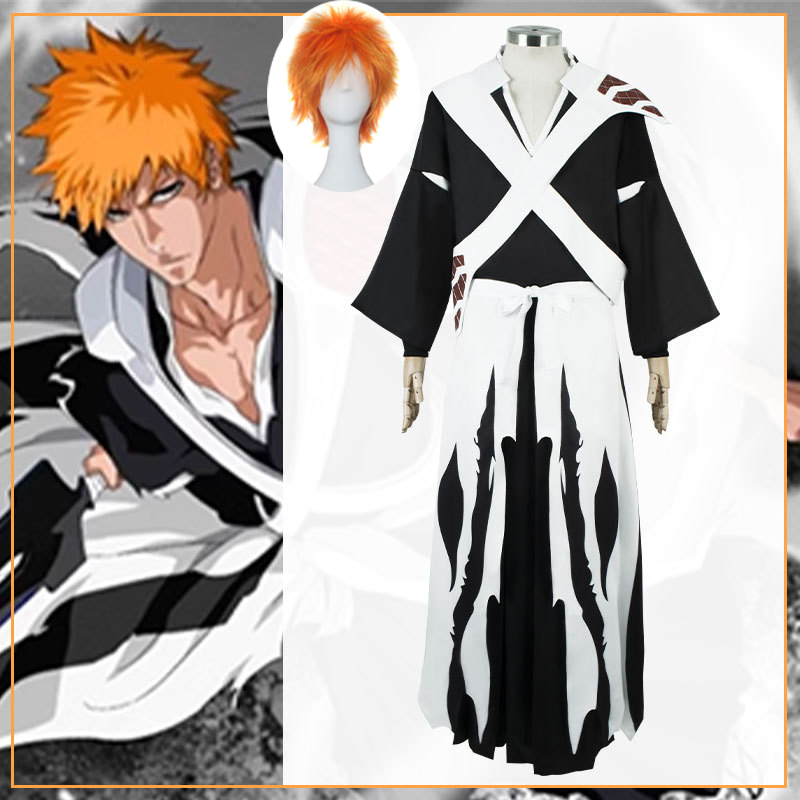 Anime Bleach Kurosaki Ichigo C - огляд і ціна Men'S Kimono Accessories